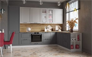 Угловой кухонный гарнитур Аликанте 3400 х 2400 мм. 12606