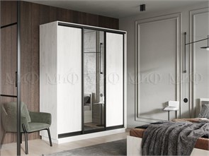 Шкаф купе Тринити NEW (1 зеркало + 2 фасада) 10649