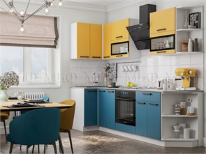 Кухонный гарнитур Техно 0,9 х 2,7 м. компоновка №2 10790