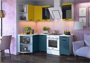 Кухонный гарнитур Техно 1,3 х 1,4 м. компоновка №3 10792